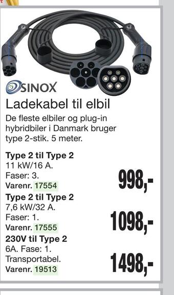 Harald Nyborg Ladekabel til elbil tilbud