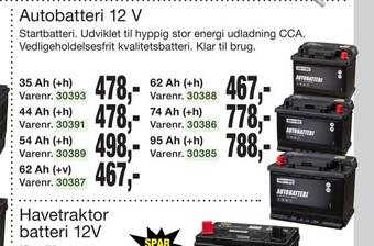 Harald Nyborg Autobatteri 12 v tilbud