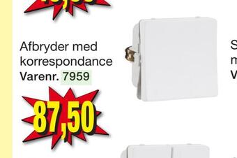 Fuga afbryder og stikkontakt