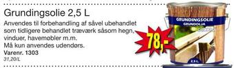 Harald Nyborg Grundingsolie 2,5 l tilbud