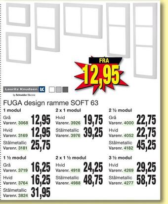 Harald Nyborg Fuga design ramme soft 63 tilbud