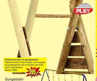 Harald Nyborg Platformmodul til gyngestativ tilbud