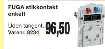 Fuga stikkontakt enkelt