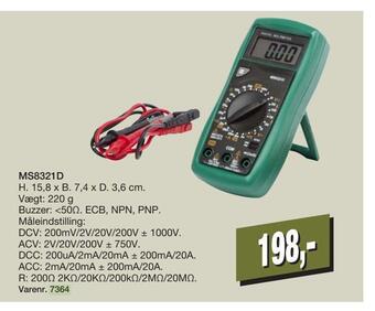 Harald Nyborg Digital multimeter tilbud