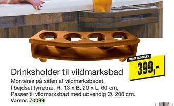 Harald Nyborg Drinksholder til vildmarksbad tilbud