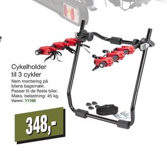 Harald Nyborg Cykelholder til 3 cykler tilbud