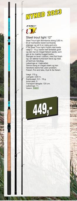 Harald Nyborg Steel trout light 12 tilbud
