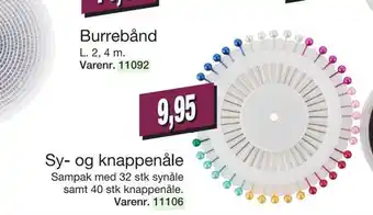 Sy- og knappenåle