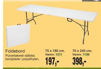 Harald Nyborg Foldebord tilbud