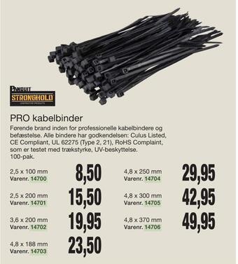 Harald Nyborg Pro kabelbinder tilbud