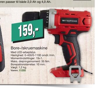 Harald Nyborg Bore-/skruemaskine tilbud