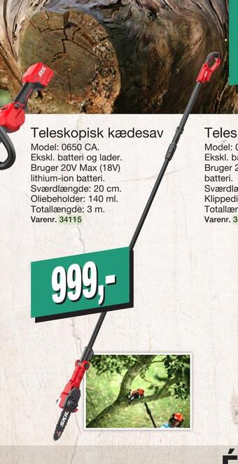 Harald Nyborg Teleskopisk kædesav tilbud