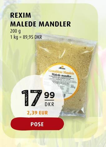 Scandinavian Park Rexim malede mandler tilbud