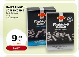 Scandinavian Park Halva finnish soft licorice tilbud