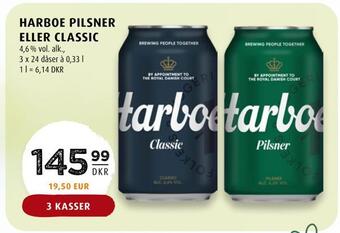 Scandinavian Park Harboe pilsner eller classic tilbud