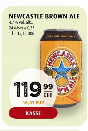 Scandinavian Park Newcastle brown ale tilbud