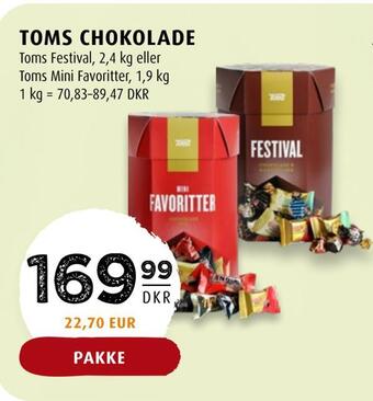 Scandinavian Park Toms chokolade tilbud