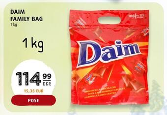 Scandinavian Park Daim family bag tilbud