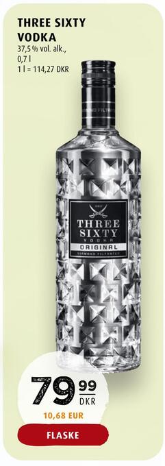 Scandinavian Park Three sixty vodka tilbud