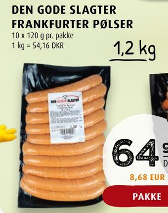 Scandinavian Park Den gode slagter frankfurter pølser tilbud