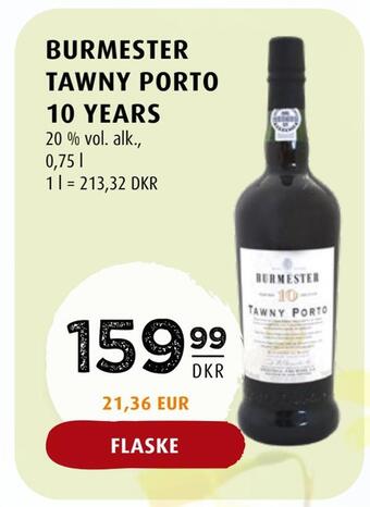 Scandinavian Park Burmester tawny porto 10 years tilbud