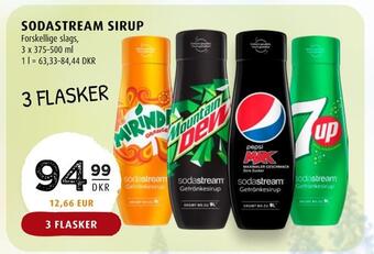 Scandinavian Park Sodastream sirup tilbud