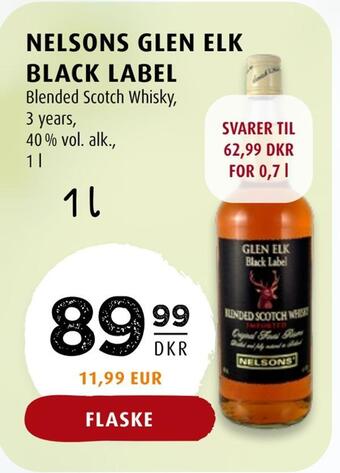 Scandinavian Park Nelsons glen elk black label tilbud