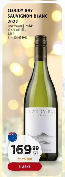 Cloudy bay sauvignon blanc