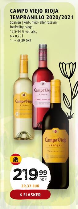 Scandinavian Park Campo viejo rioja tempranillo 2020/2021 tilbud