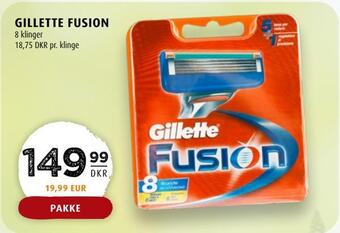Scandinavian Park Gillette fusion tilbud