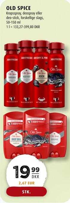 Scandinavian Park Old spice tilbud