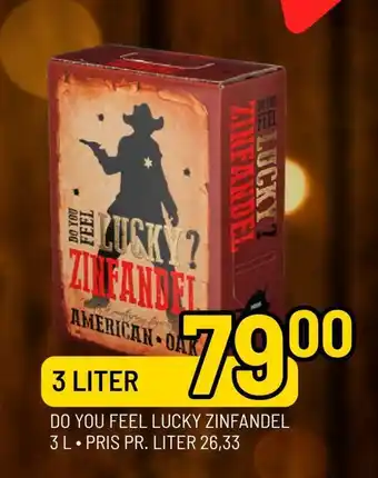 Priss Do you feel lucky zinfandel 3 l tilbud