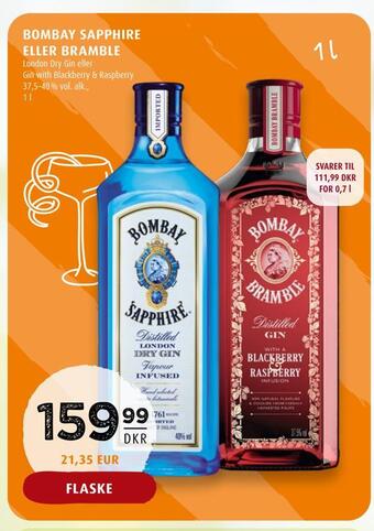 Scandinavian Park Bombay sapphire eller bramble tilbud
