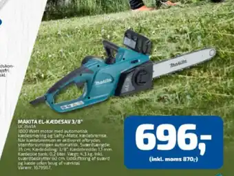 Davidsen Makita El-Kædesav 3/8 tilbud
