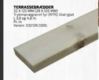 Davidsen Terrassebrædder tilbud
