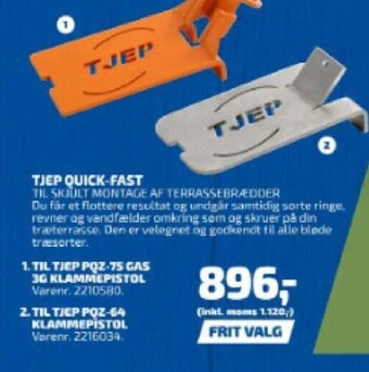 Davidsen Tjep Quick-Fast tilbud