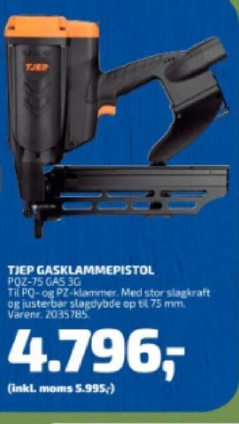 Davidsen Tjep Gasklammepistol tilbud