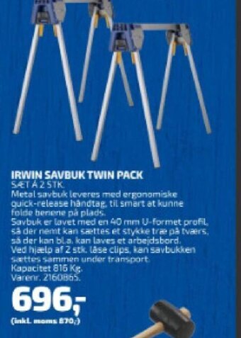 Davidsen Irwin Savbuk Twin Pack tilbud