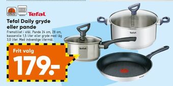 Bilka Tefal stegepande tilbud