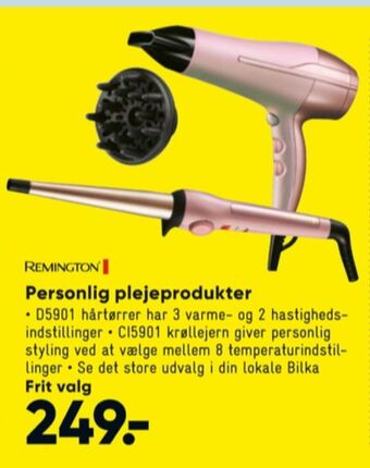 Bilka Remington hårtørrer tilbud