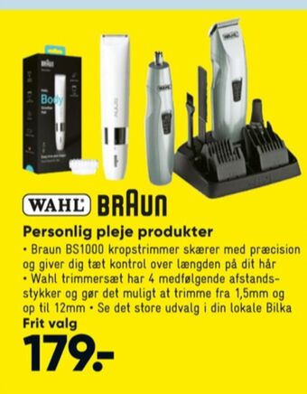 Bilka Braun hårtrimmer tilbud
