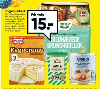 Bilka Valsemøllen brunchboller koldhævet melblanding tilbud