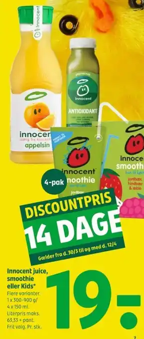 Coop 365 Antioxidant smoothie tilbud