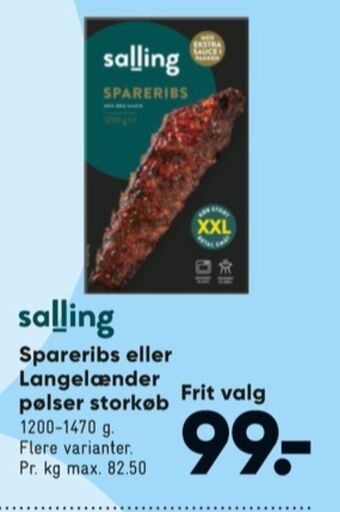 Bilka Salling spareribs tilbud