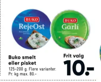 Buko flødeost garli