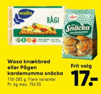 Bilka Wasa knækbrød tilbud