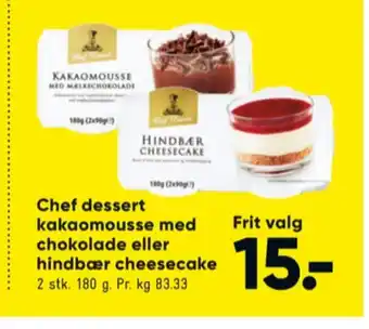 Bilka Chef dessert dessert tilbud