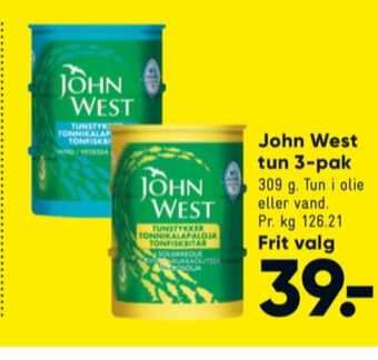John west tun
