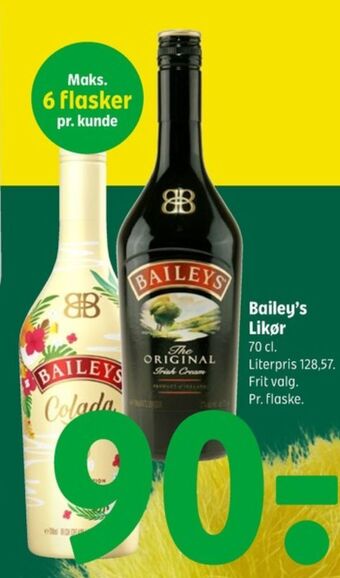 Coop 365 Original likør tilbud