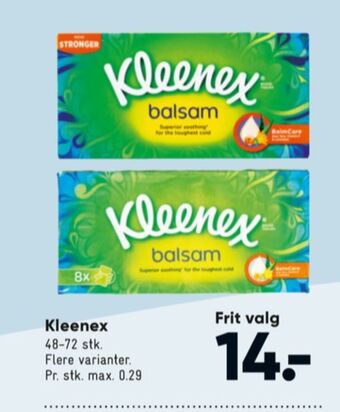 Kleenex lommetørklæder